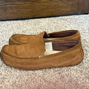 UGG Men's Tan Suede Slip-Ons